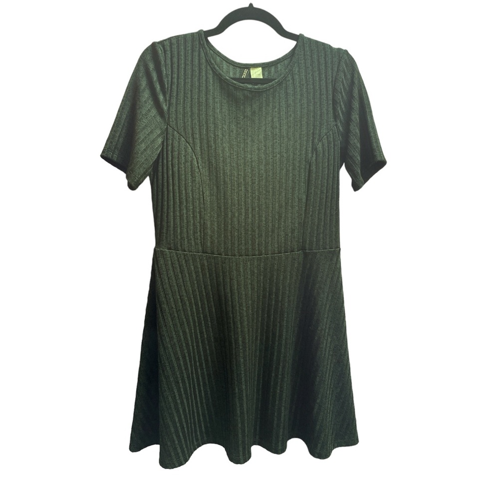 🖤5/$20 H&M Olive Green Knit Fit and Flare Dress